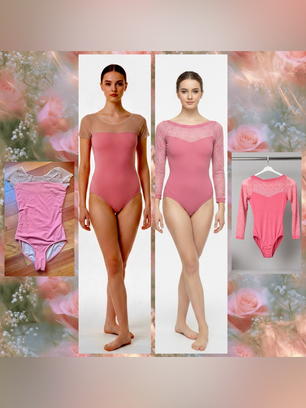 Set of 2 Adult Ballet Leotards So Danca +Theateicals -Size M